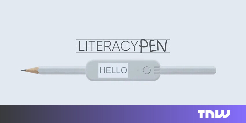 This “Literacy Pen” Instantly Helps You Learn to Read and Write