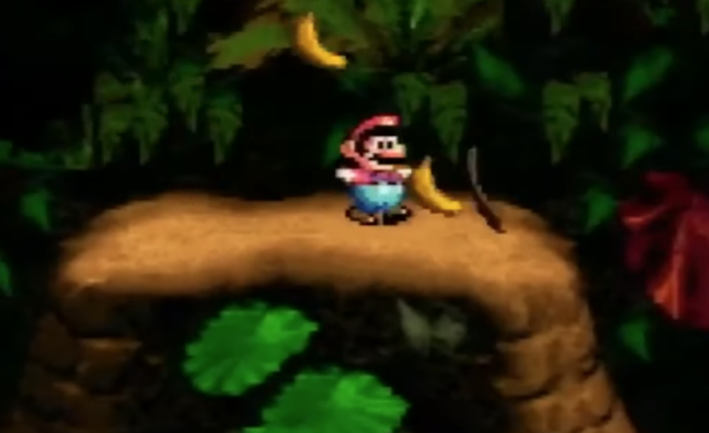 Ingenious Trick Turns Mario into a Playable Character in 1994’s Donkey Kong Country