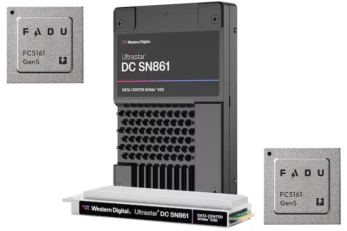 Western Digital Unveils Enterprise PCIe Gen5 Drives Featuring Fadu’s FC5161 SSD Controller