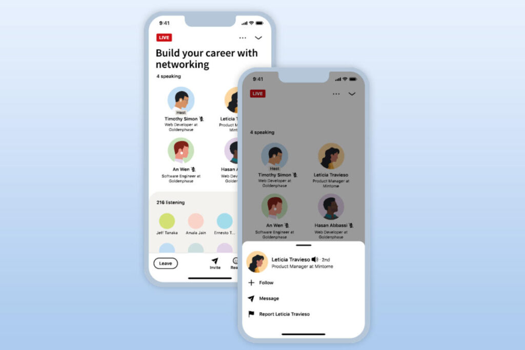 LinkedIn Phases Out the Standalone Live Audio Feature You Might Have Overlooked