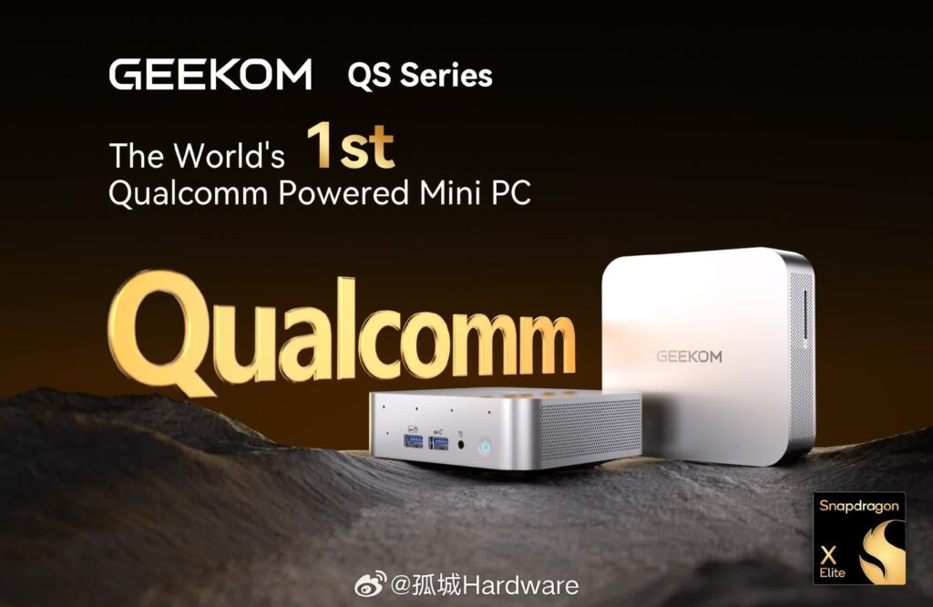 Geekom’s Upcoming Mini PC to Feature Qualcomm’s Snapdragon X Elite Chip